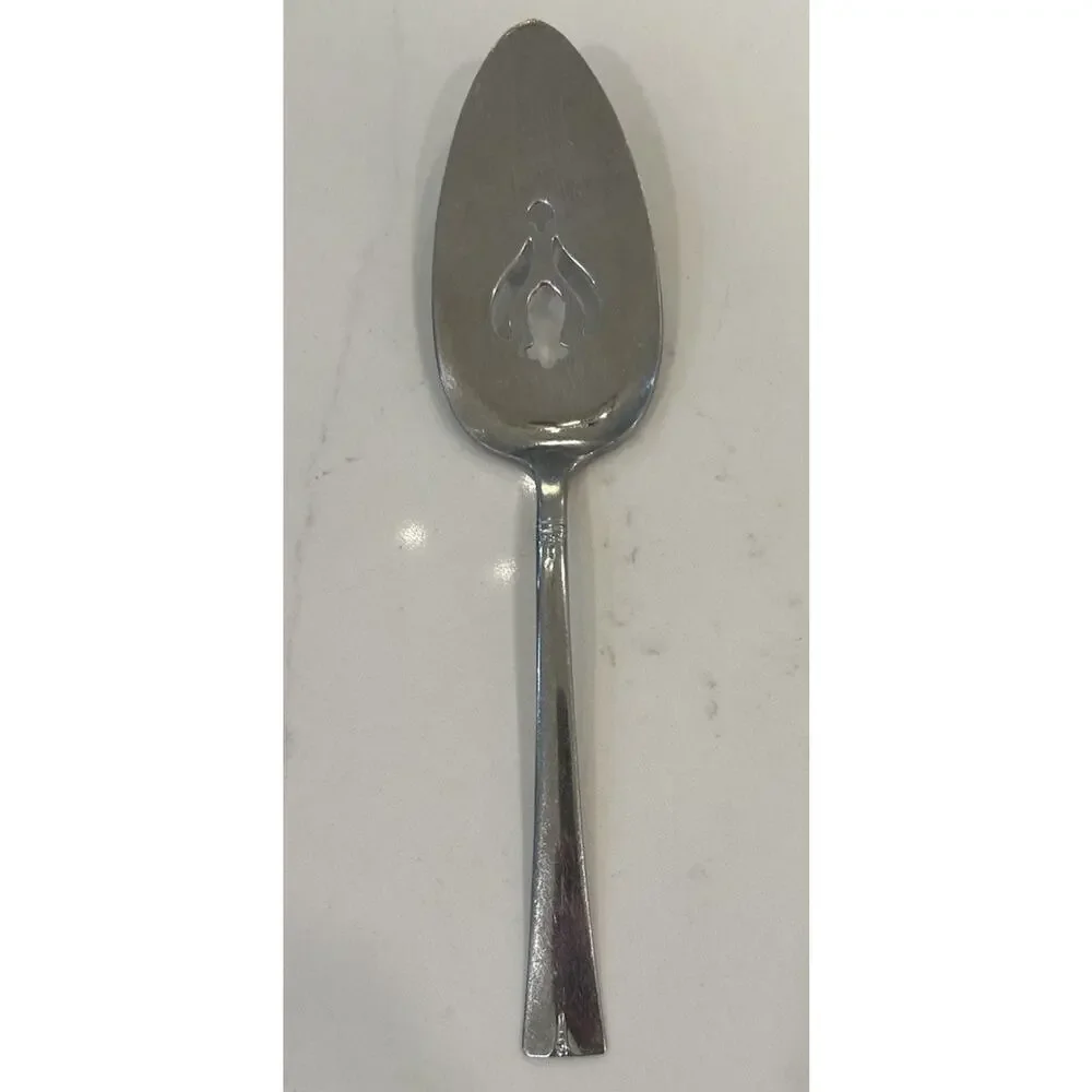 Vtg Wm Rogers Stainless IS Flatware‎ Pie Cake Server Wedding Holiday USA MCM